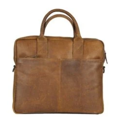 DSTRCT Limited Single Zip 14'' Laptoptas Cognac -Reisopslagwinkel image 8781