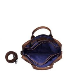 DSTRCT Limited Single Zip 14'' Laptoptas Cognac -Reisopslagwinkel image 8782