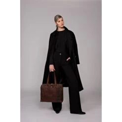 FMME. Charlotte 13.3 Workingbag 3 Pockets Croco Brown 27 FMME. Charlotte 13.3 Workingbag 3 Pockets Croco Brown -Reisopslagwinkel image 8793