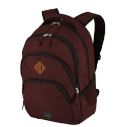 Travelite Basics Backpack Melange Bordeaux -Reisopslagwinkel image 8947
