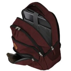 Travelite Basics Backpack Melange Bordeaux -Reisopslagwinkel image 8949