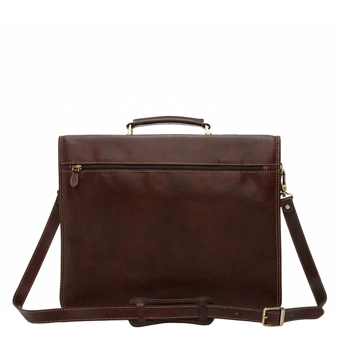 Castelijn & Beerens Verona Laptoptas 15.6'' 3-vaks Mocca 5 Castelijn & Beerens Verona Laptoptas 15.6'' 3-vaks Mocca - Afbeelding 3