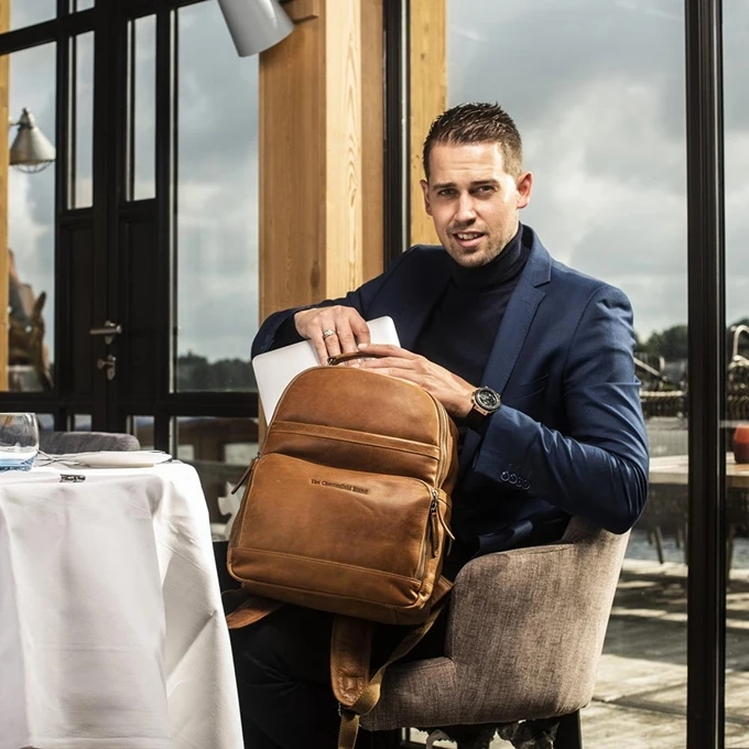 The Chesterfield Brand Austin Backpack Black 4 The Chesterfield Brand Austin Backpack Black - Afbeelding 2