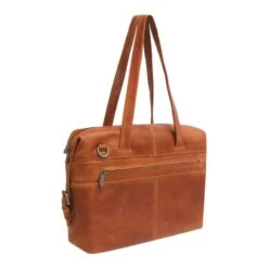 Plevier Skye Dames Laptoptas 14'' Cognac -Reisopslagwinkel image 9079
