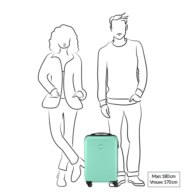 Princess Traveller PT-01 Cabin Trolley Poolhouse Blue 4 Princess Traveller PT-01 Cabin Trolley Poolhouse Blue - Afbeelding 2