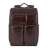 Piquadro Blue Square Computer Backpack With IPad Pro Brown -Reisopslagwinkel image 9264