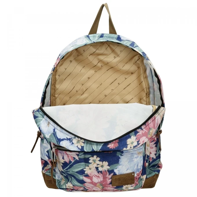 Enrico Benetti Santiago Laptop Rugzak 15" Donkerblauw Bloemen 7 Enrico Benetti Santiago Laptop Rugzak 15" Donkerblauw Bloemen - Afbeelding 5