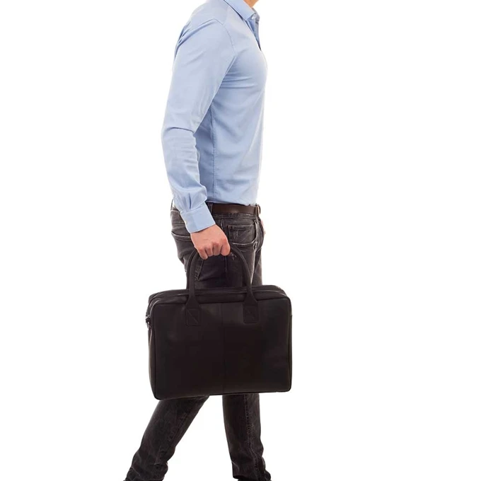 Burkely Vintage Taylor Worker 15" Black 4 Burkely Vintage Taylor Worker 15" Black - Afbeelding 2