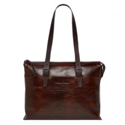 Castelijn & Beerens Rien Laptop Schoudertas 15.4'' RFID Cognac