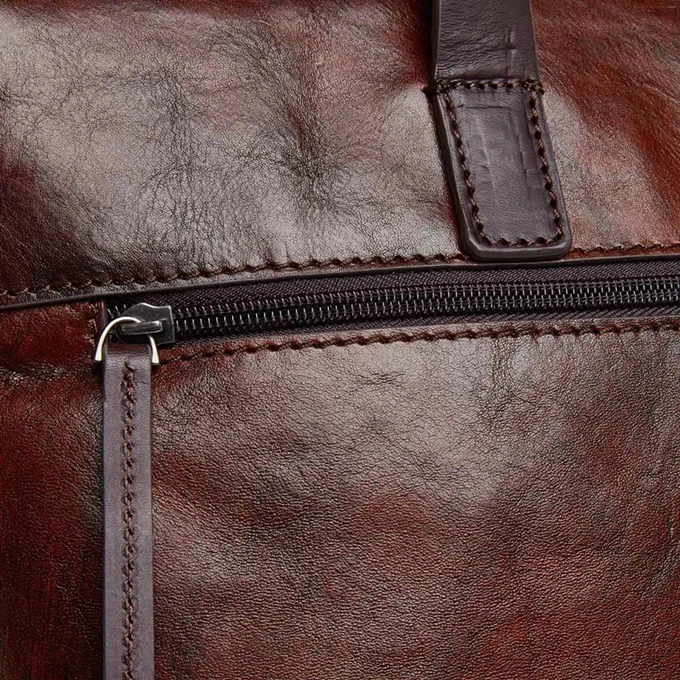 Castelijn & Beerens Rien Laptop Schoudertas 15.4'' RFID Cognac 8 Castelijn & Beerens Rien Laptop Schoudertas 15.4'' RFID Cognac - Afbeelding 6