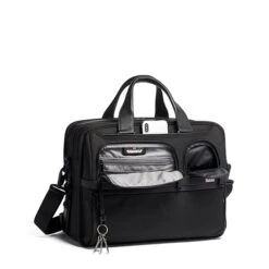 Tumi Alpha Expandable Organizer Laptop Brief Black -Reisopslagwinkel image 9879