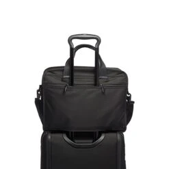 Tumi Alpha Expandable Organizer Laptop Brief Black -Reisopslagwinkel image 9881