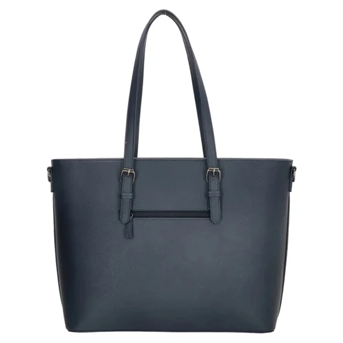 Charm London Birmingham Shopper 15.6 Inch Blauw 7 Charm London Birmingham Shopper 15.6 Inch Blauw - Afbeelding 5