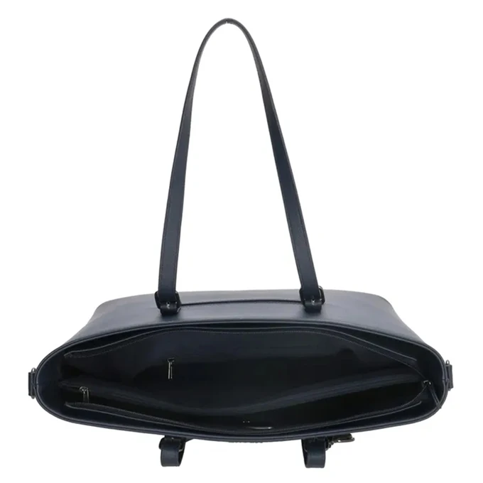 Charm London Birmingham Shopper 15.6 Inch Blauw 8 Charm London Birmingham Shopper 15.6 Inch Blauw - Afbeelding 6