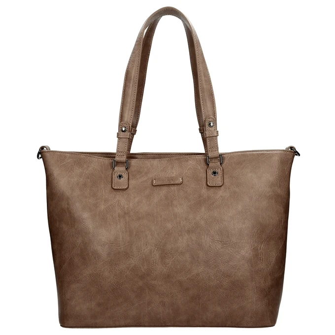 Enrico Benetti Caen Shopper 15'' Taupe 5 Enrico Benetti Caen Shopper 15'' Taupe - Afbeelding 3