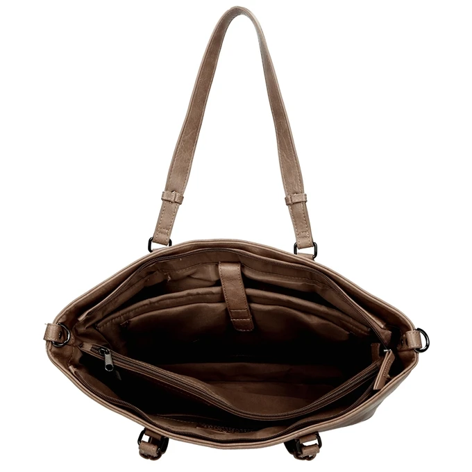 Enrico Benetti Caen Shopper 15'' Taupe 8 Enrico Benetti Caen Shopper 15'' Taupe - Afbeelding 6