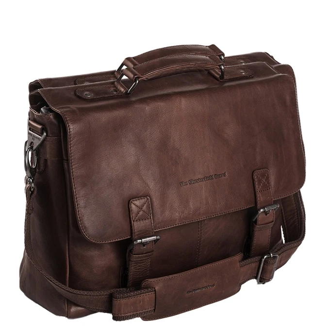 The Chesterfield Brand Belfast Aktetas 15.6" Brown 3 The Chesterfield Brand Belfast Aktetas 15.6" Brown